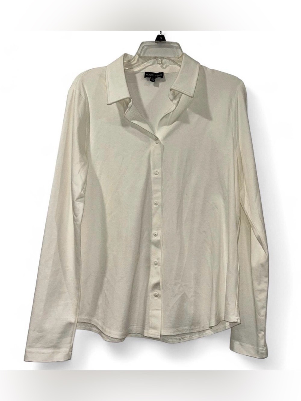 Modern Works Long Sleeve Button Up Shirt Women’s Large
